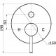 Shower/Bath Mixer With Diverter S433