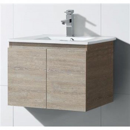 Timber look wall hung vanity