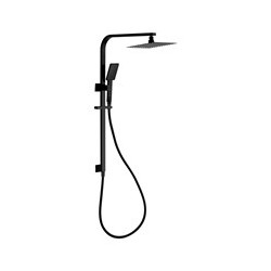  Shower System With Rail (Black)  