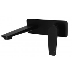 Black Basin/Bath Mixer With Spout