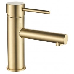 Ideal Brushed Gold Basin Mixer 