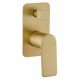 Bateau Wall Mixer With Diverter (Brushed Gold) 