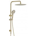 Ideal Shower System With Rail (Brushed Gold)