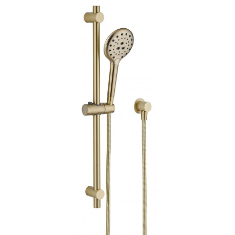 Ideal Hand Shower On Rail (Brushed Gold)