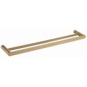 Sleek 600mmDouble Towel Rail (Brushed Gold)