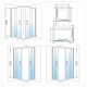 Corner Sliding780-800mmShower Screen Chrom