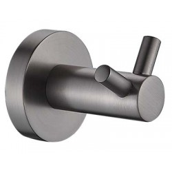 Ideal Double Robe Hook (Brushed Gun Metal)