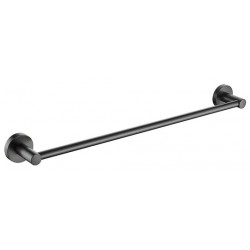 Ideal 600mm Single Towel Rail (Brushed Gun Metal)