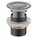    Push Plug Waste 32mm (Brushed Gun Metal)