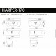 Harper-1700mm Free Standing Bath