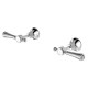 Lillian Lever Wall Top Assemblies, Chrome