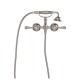 Lillian Lever Exposed Bath Tap Set with Hand Shower, Brushed Nickel