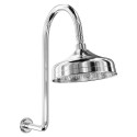 Lillian Wall Arm Shower Set, Chrome