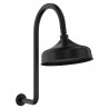 Lillian Wall Arm Shower Set, Matte Black