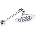 Slice Round Swivel Arm Wall Shower