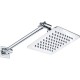 Slice Square Swivel Arm Wall Shower