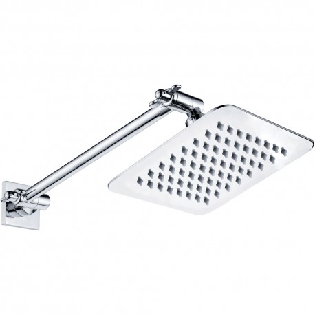 Slice Square Swivel Arm Wall Shower