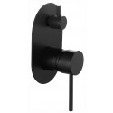 Ideal Wall Mixer With Diverter (Black)