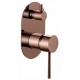 Ideal Wall Mixer With Diverter (Rose Gold)