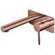 Ideal Wall Mixer With Outlet (Rose Gold)