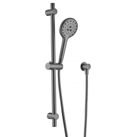 Ideal Hand Shower On Rail (Brushed Gun Metal)