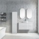 Elena Series White Wall Hung Vanity Only