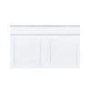 Paris Series White Wall Hung Vanity Only