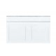 Paris Series White Wall Hung Vanity Set With StoneTop& Undermount Basin