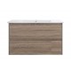 Mina Collection Timber Colour Wall Hung Vanity Only