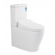 Zues Rimless Tornado Toilet Suite with Smart Seat