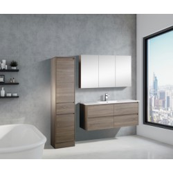 Mina Collection Wall Hung Vanity Optional Match top:Ceramic Top/Stone Top /Stone Top With Undermount Basin