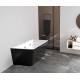 FLORENCE BLACK Spa Back To Wall Bathtub