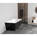 FLORENCE BLACK Spa Back To Wall Bathtub