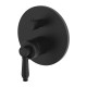 Eleanor Wall Diverter Mixer, Matte Black