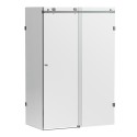 V10 Frameless Sliding Shower Screen Return Panel Side，MatchingV10 Frameless Sliding Shower Screen Front Side