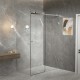 Frameless Sliding Shower Screen Return Panel Side