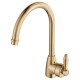 Eleanor Gooseneck Sink Mixer, Matte Black /Chrome/Urban Brass/Brushed Nickel