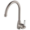 Eleanor Gooseneck Sink Mixer, Matte Black /Chrome/Urban Brass/Brushed Nickel