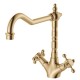 Lillian Shepherds Crook Sink Mixer, Matte Black/Chrome/Urban Brass/Brushed Nickel/Champagne