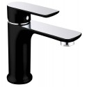 Sleek Basin Mixer (Black / Chrome)