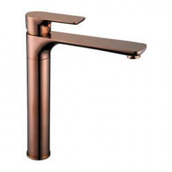 Sleek High Basin Mixer (Rose Gold)