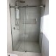 V10 Frameless Sliding Shower Screen Front Side ,V10Frameless Sliding Shower Screen Return Panel Side