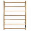 Brushed Gold Heated Towel Rail With Timer 800mm(H)*630mm(W)