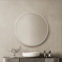 Round Framed Mirror