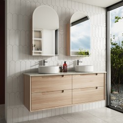 Ainsley Wall Hung Vanity& Ceramic Top/Stone Top /Stone Top With Undermount Basin