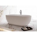 Henley Collection  Matt White Freestanding Bath