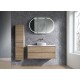 Mina Collection Grey Concrete Colour Wall Hung Vanity Only