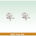 Jas Wall Top Tap Set