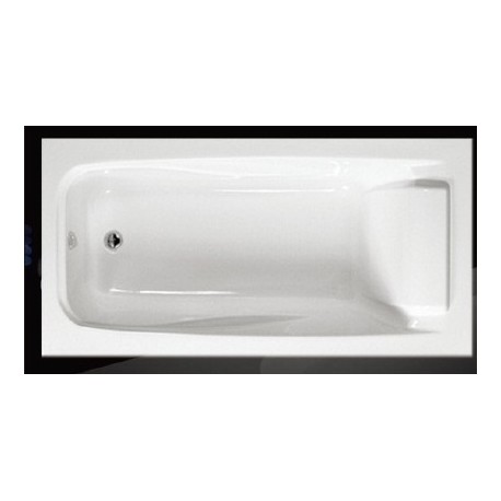 Bathtub with headrest 