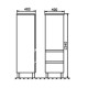 Tallboy - Solid door Cabinet